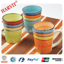 Fabrication de tasses en porcelaine / Tasses de café en céramique Vente en gros / tasse à café peinte à la main